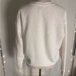 Better Together White Crewneck Sweatshirt Small Cherry Bow Embroidery Photo 1