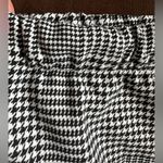 Houndstooth C By One Black & White  Pattern Capri Casual Pants Sz XL  T 16. Photo 3