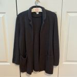 J.Crew Open Front Sweater Blazer in Dark Gray Photo 1