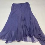Polo Ralph Lauren Amla Midi Skirt Size 8 Purple Photo 2