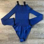 PINKO Blue and Black Body Suit Size Small Photo 2