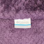 Columbia Womens Fleece Jacket Full Zip Up Purple Quilted Soft Warm Coat Medium Photo 6
