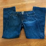 Gap  1969 Vintage Curvy Flare Wide Leg Dark Wash Blue Denim Jeans Size 29R Photo 0