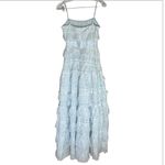 Anne Louise Boutique Blue Lovette Maxi Lace Dress Sz AU 10 US 6 White Photo 3