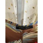 PaperMoon Hawaiian Tropical Palm Leaves Mocha Midi Side Slits Slip Dress L Photo 3