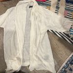 Isabella Rodriguez  small white sheer cardigan Photo 2