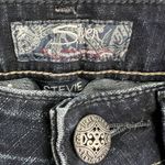 Silver Jeans SILVER Stevie Jeans Women's 27x31 Fit 30 Tapered Skinny Stretch Wisker Dark Wash Photo 6