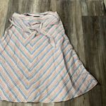 Talbots  LINEN BLEND STRIPE SKIRT NEW size 14 petite Photo 5