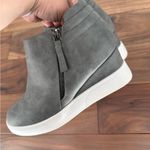 Dream Paris Dreams Pairs Women's Wedge Heel Ankle Boot Round Toe Size Zip Platforms Skeakers Photo 5
