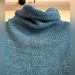 Chaus & Co turquoise turtleneck sleeveless sweater size S/PEC Blue Photo 2