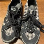 Vans  Low Cut Flat Shoe Black/ Gray Check Size 8 Womens Photo 1