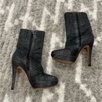Alexandre Birman  Python Embossed Stiletto Booties 6B Photo 1
