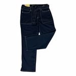 Michael Kors Dark Blue Jeans with Tie Waist Size 10 Photo 2