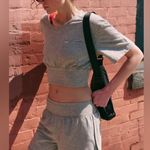 Free People Movement NWT  Challenger Set In Heather Grey   $128 MSRP New in free people poly bag  No refunds or cancellations Photo 0