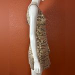 Karlie Elegant One-Shoulder Gold Dress Size Small. E46 Photo 7