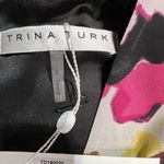 Trina Turk Women's Hana Dress Indigo Size 6 Floral Bright Black Pink Party Photo 8