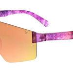 Hurley  BIG SHIELD SUNGLASSES, GALACTIC PRINT FRAME & PINK MIRROR POLARIZED LENS Photo 0