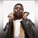 Topshop women's faux coat Photo 5