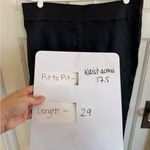 Quince  black stretch leather pencil skirt size 16 Photo 4