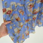 Paige NEW Barbarella Floral Mini Dress in Dream Blue Poppy Meadow Women's XS Photo 5