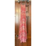 Free People , asymmetrical, hemline, smocked  BoHo maxi dress Photo 3