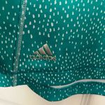 Adidas  Golf Teal and White Printed UPF Long Sleeve Polo Shirt Size M Photo 4