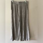 Z Supply Wide Leg Cropped Gray Cozy Pants Photo 1