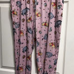 Disney 023-005  Women's‎ Pink Winnie the Pooh Pajama Bottoms Size Large L Pants Photo 0