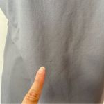 90 Degrees by Reflex Solid Grey Short Sleeve V-Neck Quick Dry Athletic Top Photo 1