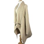 St John Sport Wool Blend Long Waterfall Sweater Cardigan Large Photo 1