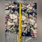 Vintage 90’s Lady Dorby Floral 2 Piece Top & Skirt Large Blue Photo 8