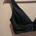 Aerie Women’s Black Plunge Bikini Top Size Small Photo 2