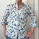Gap  button down shirt floral lightweight XS Photo 4