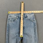 H&M  Women Jeans 2 Curvy Jeggings Ultra High Waist Ankle Length Ripped Light Wash Photo 2