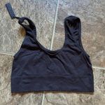SKIMS  Stretch Rib Scoop Neck Bralette Soot Size S/M Photo 6