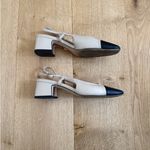 Sam Edelman  Slingback Shoes Tarra Size US6 Tan Black Photo 1