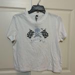 SoulCycle  Classic Crew Skull Flags Tee Photo 2