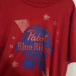 Pabst Blue Ribbon Vintage Beer Cool Red T Shirt Size XL Short Sleeve Cotton USA Photo 1