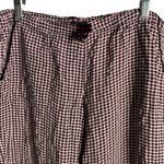 Betsey Johnson Intimates Pajama Pants S Pink Black Check Pockets Elastic Waist Photo 1