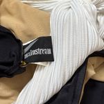 Mainstream Vintage Swimsuit Black White One Piece Bodysuit Grecian S Small 12 Photo 4