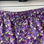 Aeropostale Y2K Floral Shorts Lounge Pajama Lightweight Purple Low Rise Small Photo 1