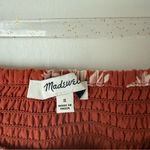 Madewell Georgette Lucie Puff-Sleeve Smocked Bodice Top in Moody Blooms S Photo 5