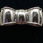 Kate Spade  New York Silver Plated Ready Set Bow bangle EUC Photo 3