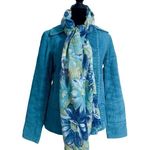 Gap  Womens S Pea Coat Jacket Corduroy Turquoise
Aqua Teal Bright Peacoat
Retro S Photo 2