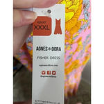 Agnes & Dora NWT Women's Pink Orange Floral Fisher Dress Size XXXL Photo 7