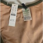 J.Crew Olive Green Textured Curved-Waist Cheeky Bikini Bottom Size Large NWT Photo 4