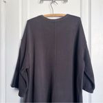 ZARA  • Oversized Shift Dress grey sweatshirt terry knit boxy cozy tent Photo 9