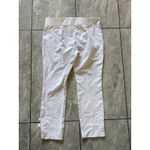 Eileen Fisher  Ivory System Stretch Crepe Slim Ankle Pants Bone XS Photo 2