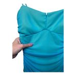 City Triangles Y2K Vintage Blue & Green Asymmetrical Ruffle Hem Dress Mermaid Fairy Photo 4