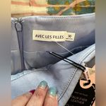 Anthropologie | AVEC LES FILLES 30 MINI SKORT Faux Leather in Wisteria NWT Photo 8